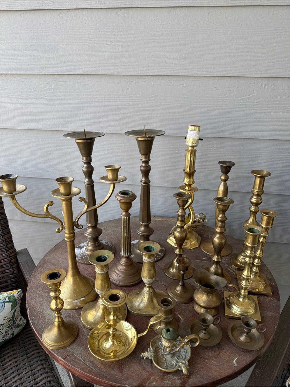 Brass Candlestick Collection - Polished Brass Home Accent